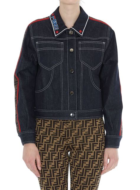 fendi roma denim jacket|Fendi italy.